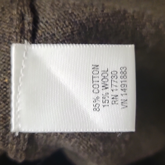 Isaac Mizrahi XL cotton/wool blend top with scarf - Picture 4 of 4